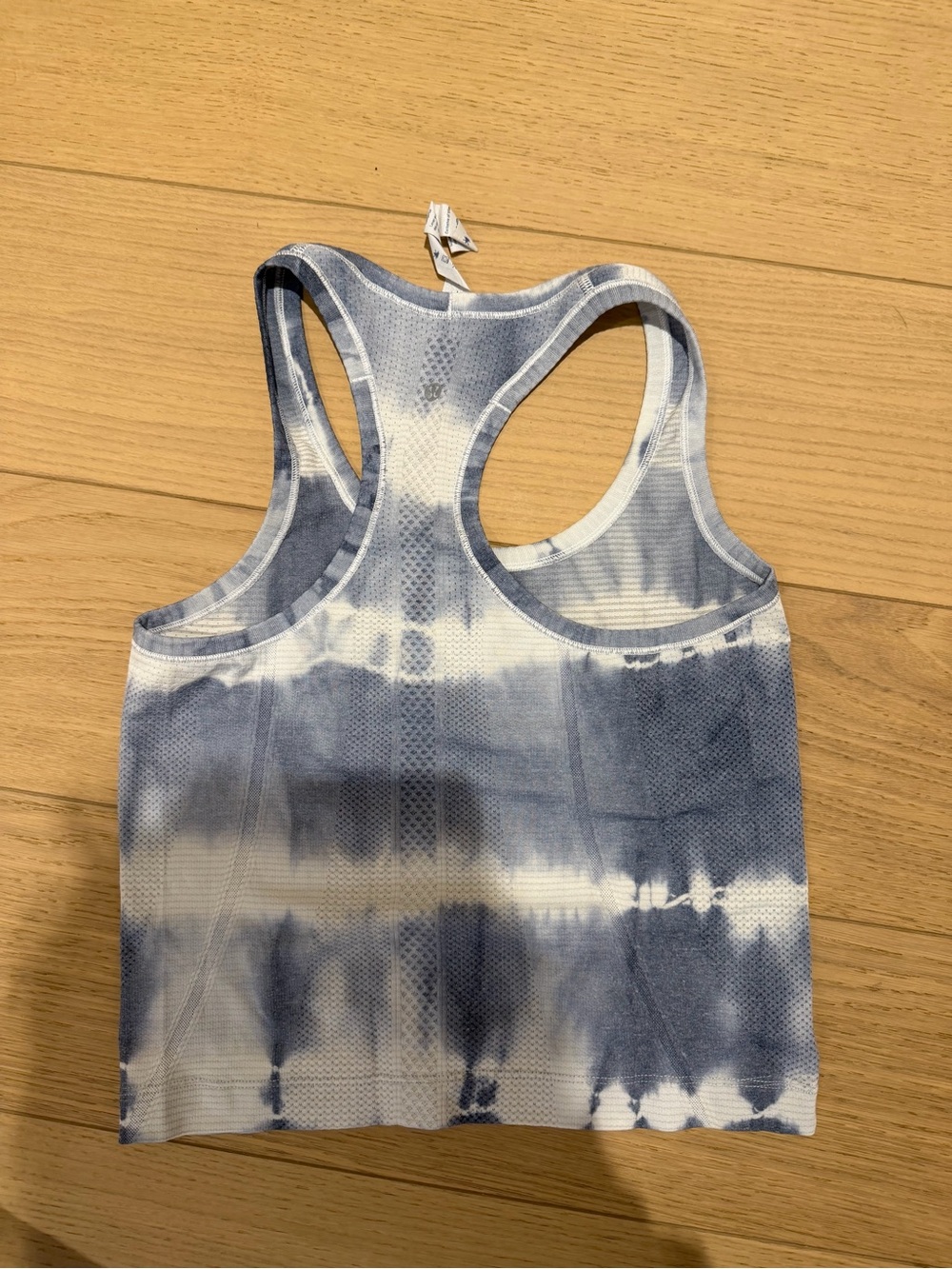 Lulu lemon women’s Blue Tie-Dye Racerback Tank Top